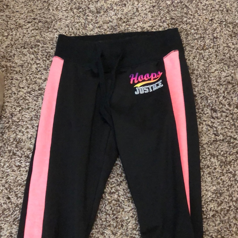 black justice joggers